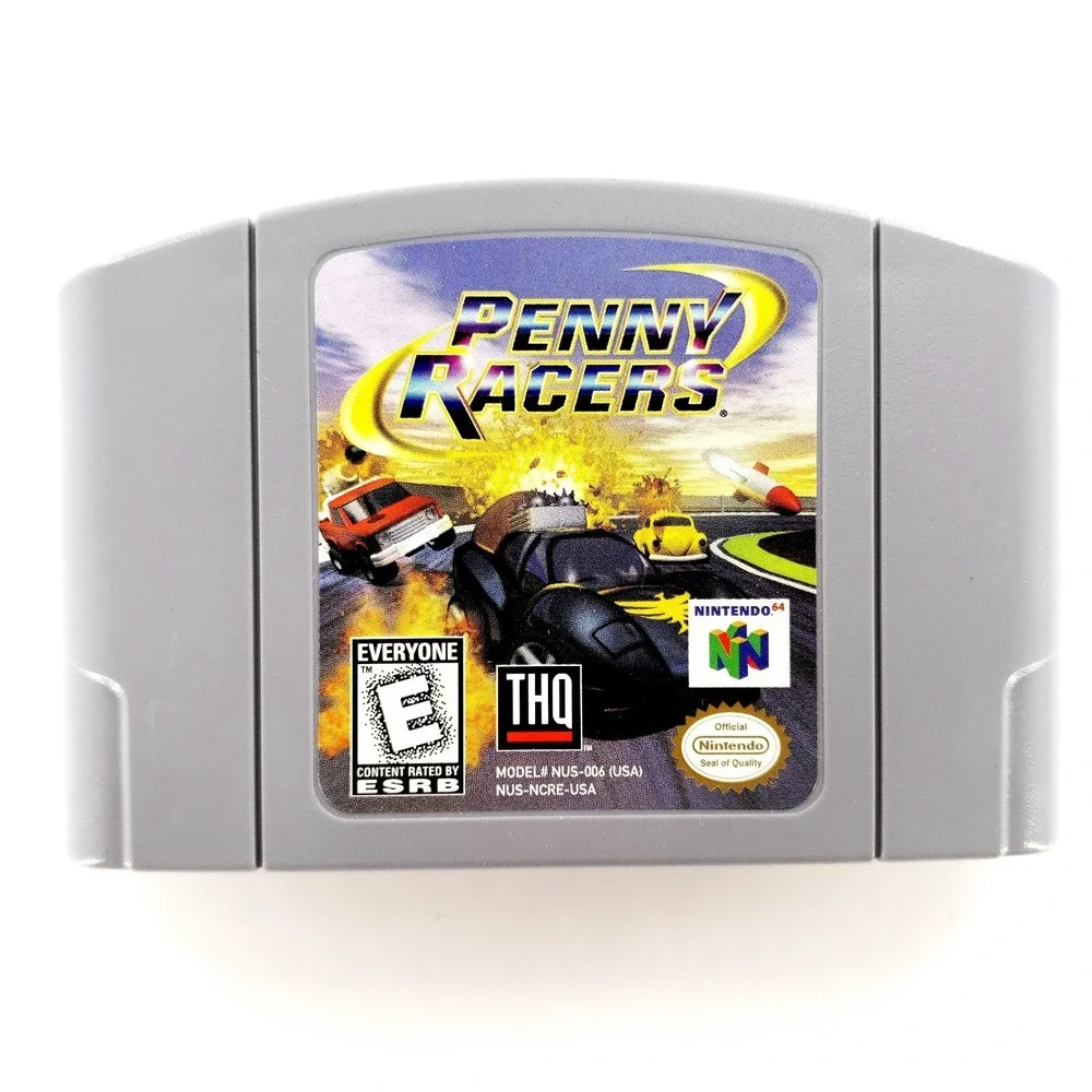 Penny Racers (Nintendo 64, 1999) Authentic Cartridge Only Tested & Works